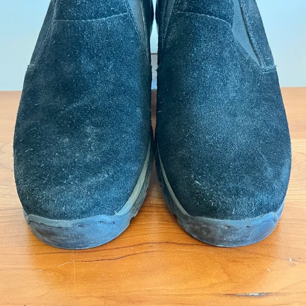 BareTraps Yard Black Suede Leather Slip On‎ Loafers Shoes Womens 9.5 - Image 5