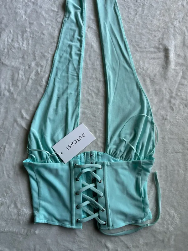 Outcast Clothing Charlee Top Ice Blue - Image 7