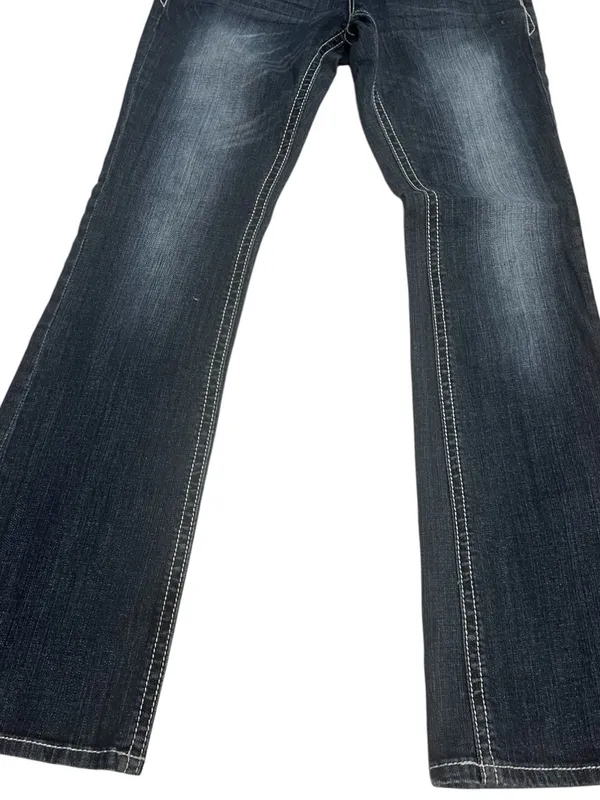 Grace in LA jeans detailed cross embroidery rhinestone embellishment pocket 31 - Image 4