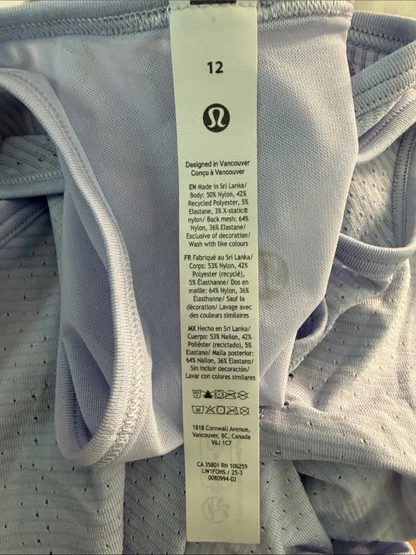 lululemon athletica Light Lavender Racerback Tank - Image 9