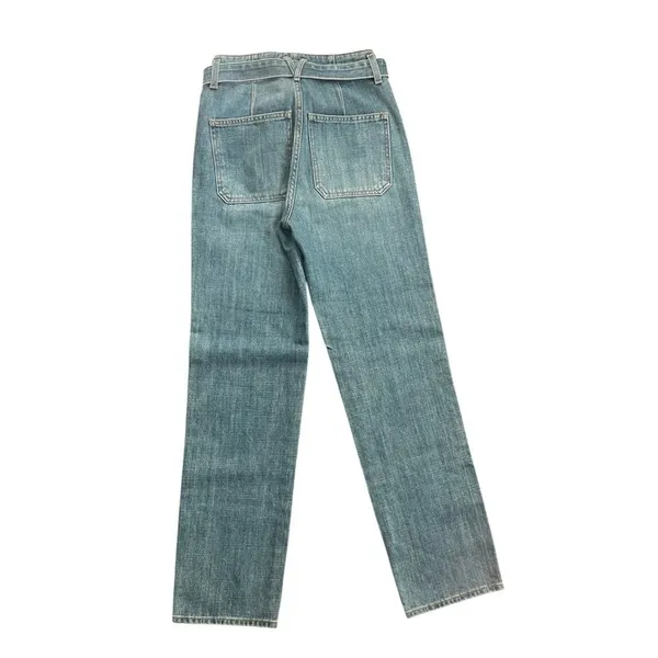 Veronica Beard Rinley High Rise Cropped Jeans Durango Wash 24 - Image 6