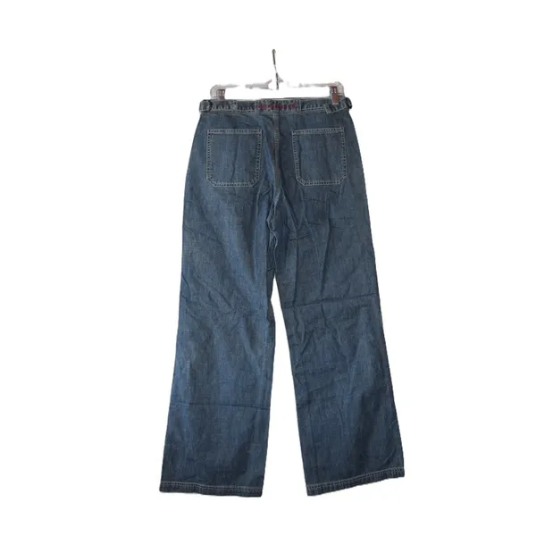 Polo Jeans Co Ralph Lauren Carpenter Pants Womens 6 Blue NEW Wide Leg Utility - Image 4