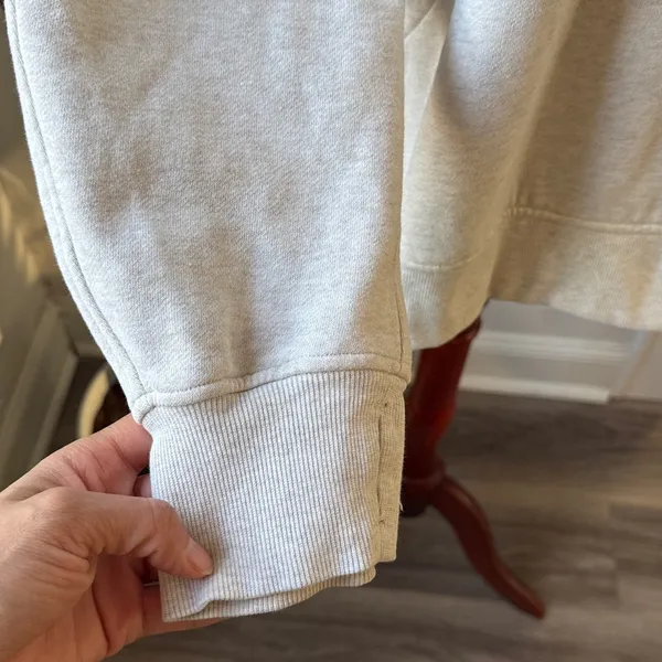 lululemon Funnel Neck Half-Zip Scuba Cowl Neck Long Sweater XL/XXL *flawed - Image 4