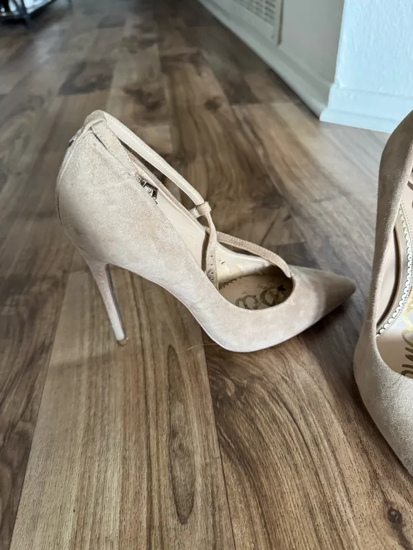 Sam Edelman Hazel Pointed Toe Heel Classic Beige - Image 7