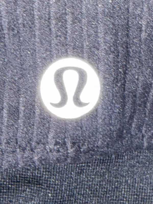 Lululemon Ribbed Nulu Strappy Yoga Longline Bra Light Support Size 4 Black Yoga - Image 5