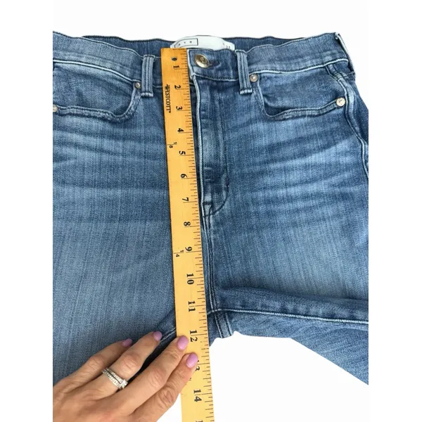 AYR The Riser Skinny Jeans Sz 30x28 High Rise Blue Stretch Denim Women's III12-1 - Image 8