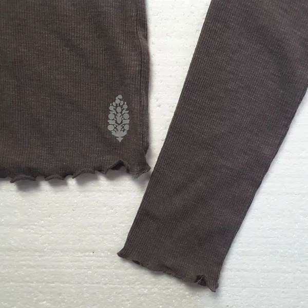 Free People Movement Breathe Easy Layer in Chocolate size M NWT $36 - Image 10