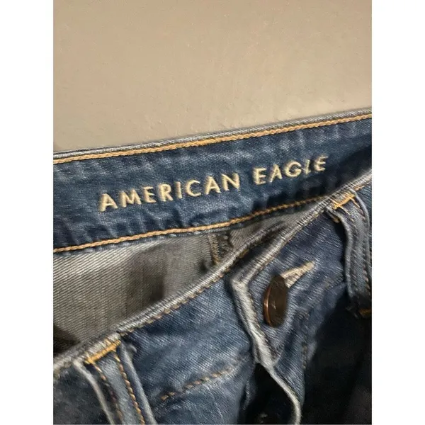 American Eagle Light Distressed Tomgirl Skinny Jeans Size 00 - Image 4