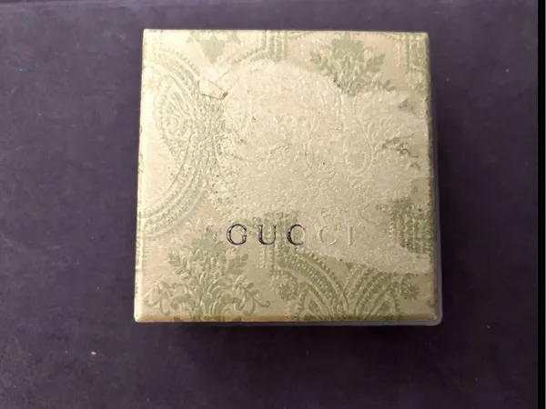 Authentic GUCCI Made In Italy 925 Sterling Silver Double Logo Necklace with Box - Image 9