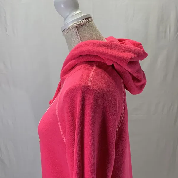 Hollister Pink Surf Pullover Hoodie Size Medium - Image 5
