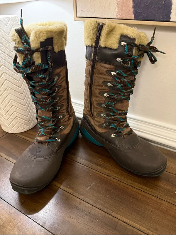Merrell Women’s Winterbelle Peak Waterproof Boots size 10 - Image 8