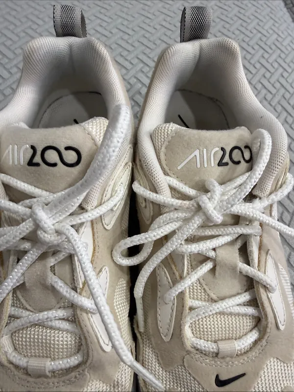 Nike Air Max 200 AT6175-100 Sail Desert Sand Phantom Black Women's Size 6.5 - Image 11