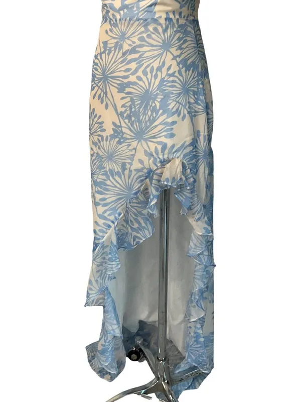 Amanda Uprichard X REVOLVE Eden Gown in Wish Print Small New Womens Maxi Dress - Image 6