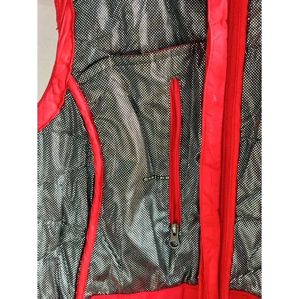 Columbia Omni Heat Vest Womens Red Polyester Full Zip Quilted Lined Small - Image 6