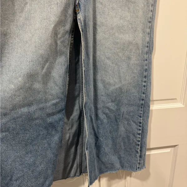 Pilcro Denim Skirt in Light Blue - Image 2
