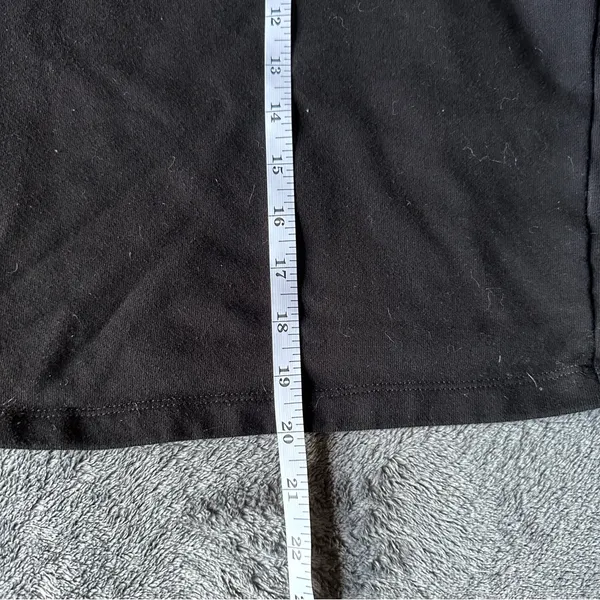 Calvin‎ Klein Black Long Sleeve Pullover Crop Sweatshirt Size XL - Image 6