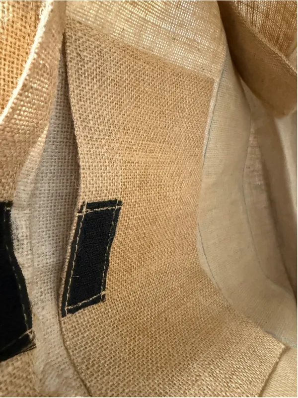 Freeset Brown Teal Jute Tote Bag One Size
EUC - Image 10