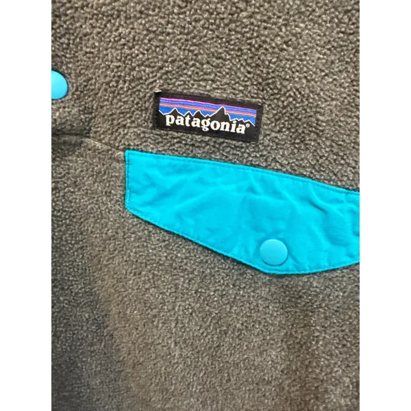 Patagonia synchilla Gray Fleece Snap-T Pullover Jacket Women's XS winter ski - Image 2