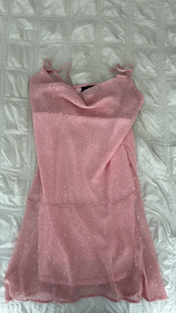 Pink mini dress - Image 3
