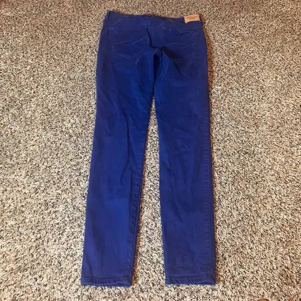 Abercrombie & Fitch Chino‎ Pants Cobalt Blue Casual Trousers Womens Size 2 - Image 6