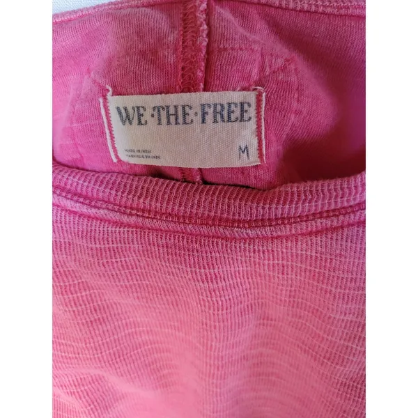 Free people we the free Women's Soul Oversized T-Shirt Size M Pink - Image 8