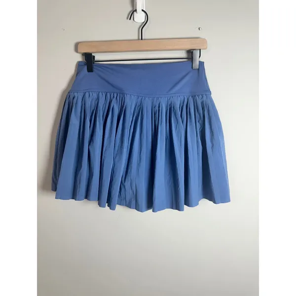 OFFLINE by Aerie Real Me Your Serve Pleated Skort Blue Sz‎ Large Athletic Tennis - Image 3