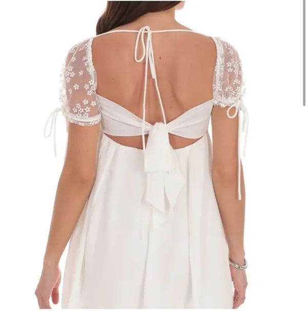 Lucy in the Sky White Mini Dress - Image 2