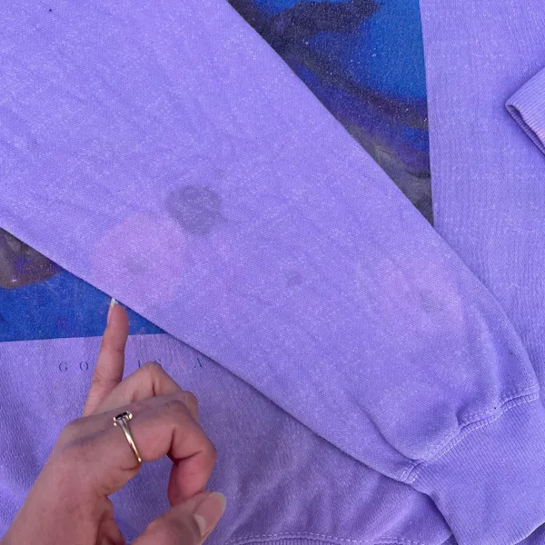 Ariana Grande God Is A Woman Tour Purple Crewneck Sweater - Image 8
