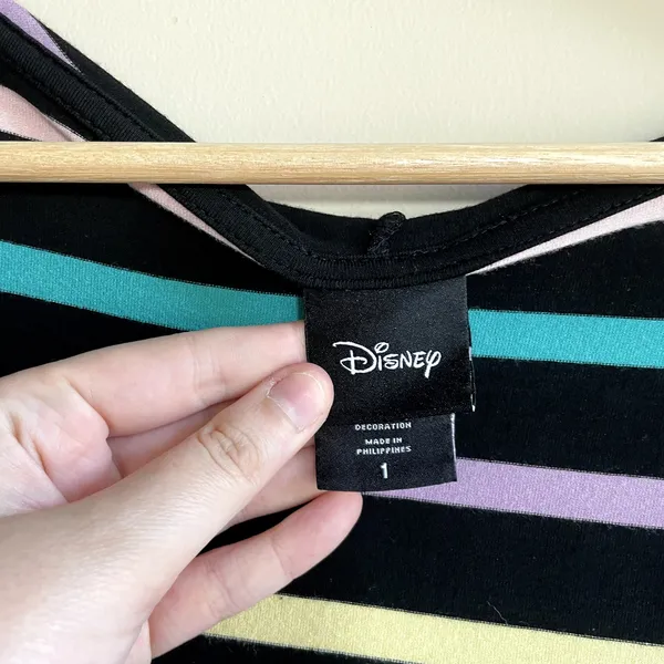 Disney‎ colorful striped cardigan hooded women's size 1X rayon blend sweater - Image 4