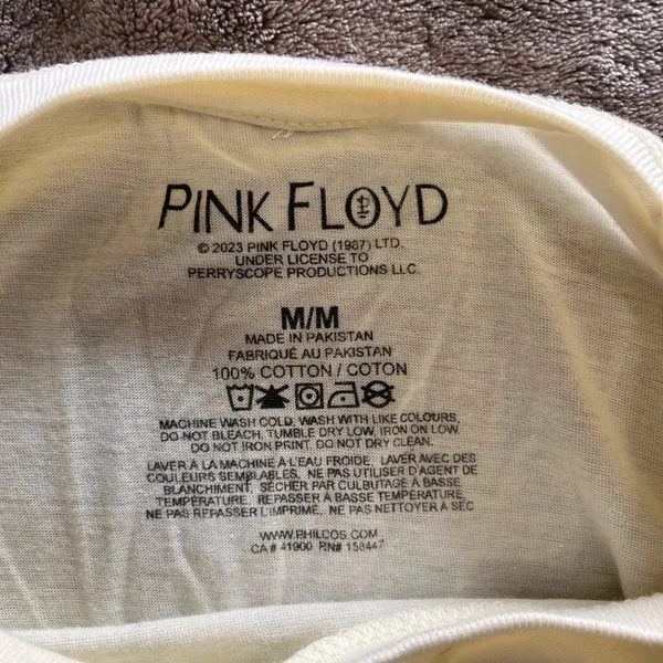 PINK FLOYD Cream Rock Band Tee Unisex T-Shirt Adult Sz M EUC - Image 4