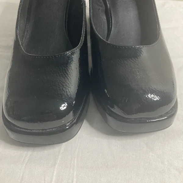 Steve Madden satin mingle platform Mary Jane chunky heel Square Toe 90's Y2K - Image 5