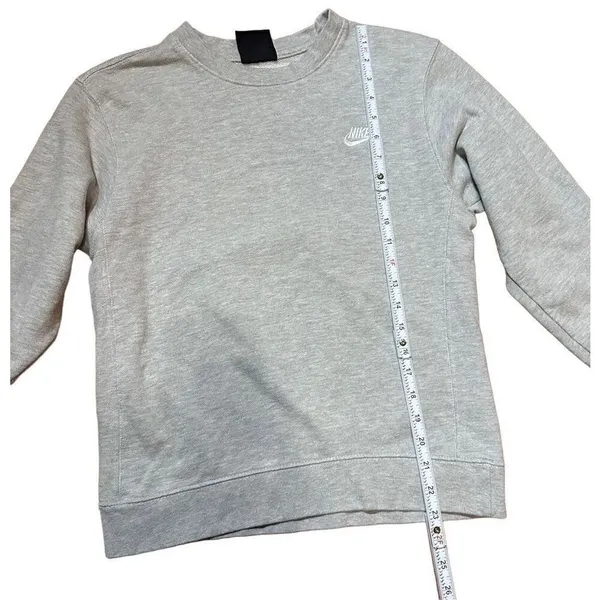 Vintages y2k Nike women’s light gray pullover‎ sweatshirt size L early 2000s - Image 5
