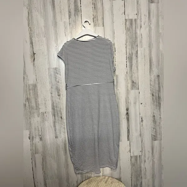 Stripped dress White Size XL - Image 4