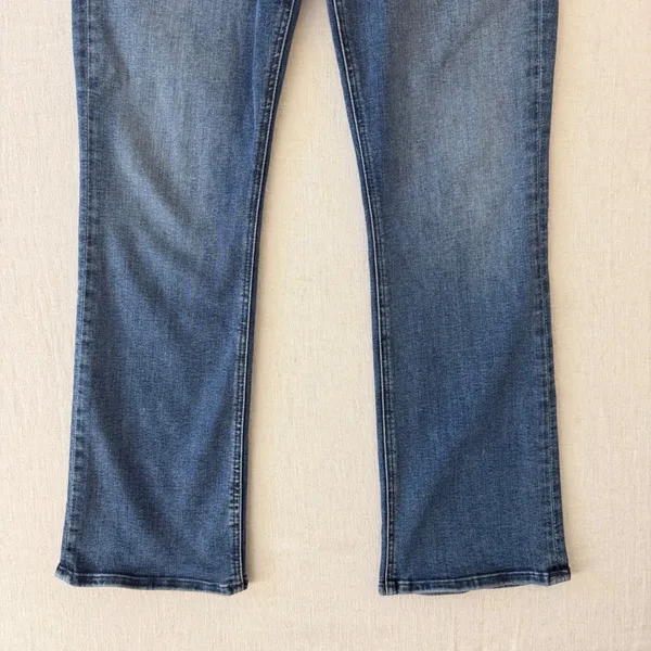 Mother The Triple Stack Insider Ankle Jeans Womens 29 Blue Chick Flick High Rise - Image 15