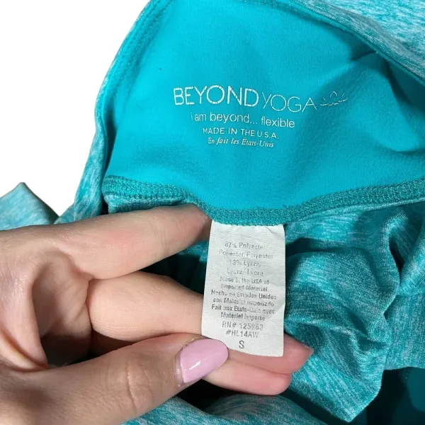Beyond Yoga Spacedye‎ Crop Leggings Teal Blue Size Small - Image 7