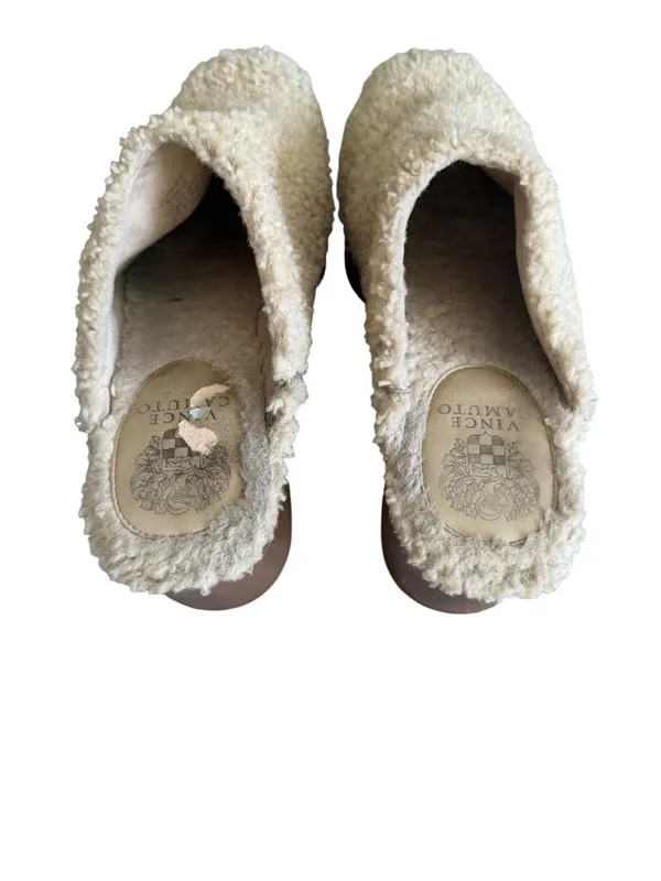 VINCE CAMUTO Rimindel Faux Shearling Clogs Mules Size 8.5 - Image 6