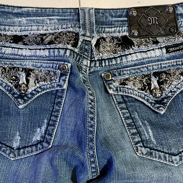 Miss me, jeans women’s boot cut size 30 hemmed - Image 11