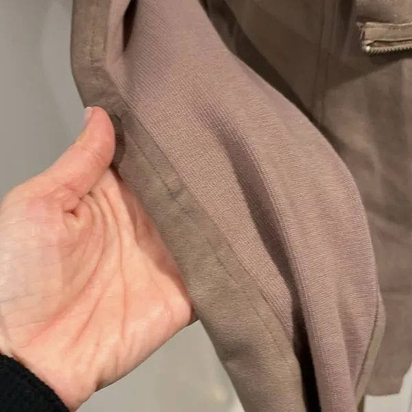 VIGOSS NWOT Elegant Taupe Women's moto Jacket XS - Image 5