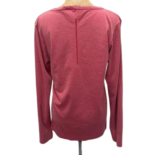 Zyia Active Seamless Active Tee Heather Red‎ Sporty Athleisure T-Shirt Size XL - Image 2