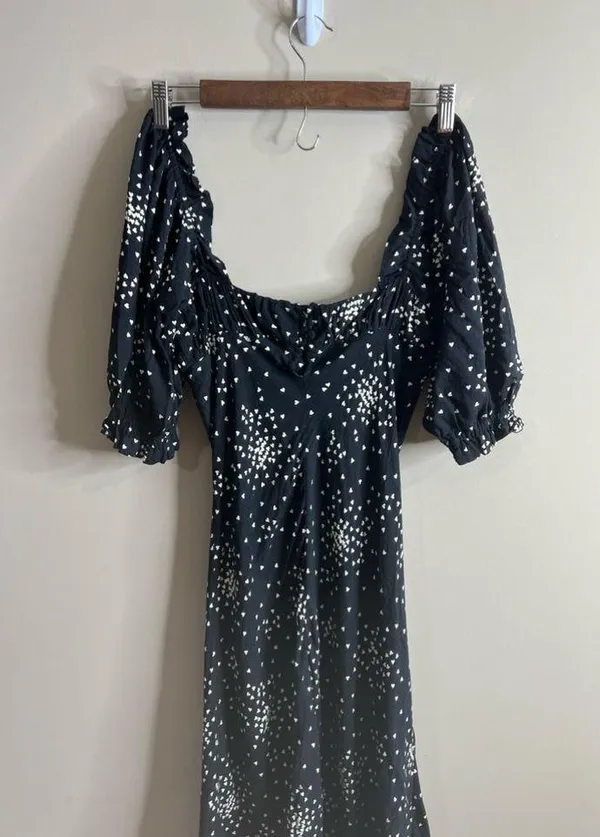 Anthropologie heart mini dress size xs - Image 8