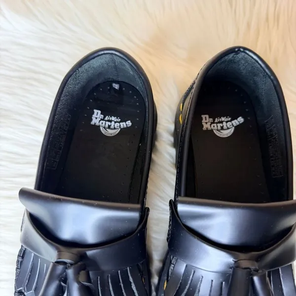 Dr. Martens Adrian Quad Leather Platform Loafers Size 7 - Image 5