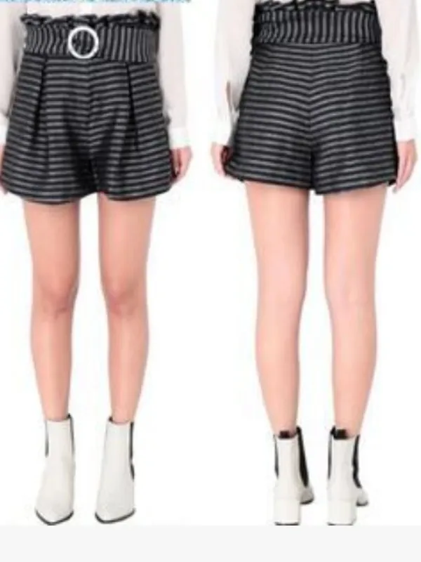 C/meo Collective Blinded High Waisted Summer Short Black Stripe Size Small NWT - Image 2