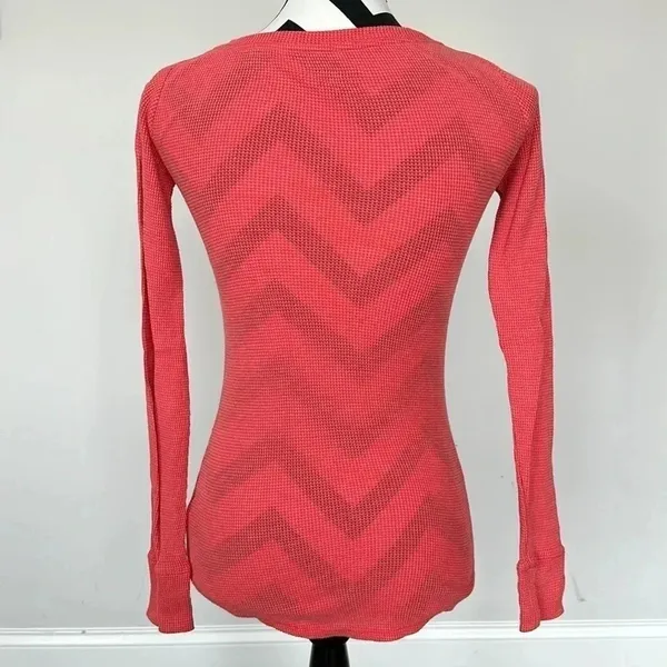 Arizona‎ Jeans Waffle Long Sleeve Top Sz XS - Image 4