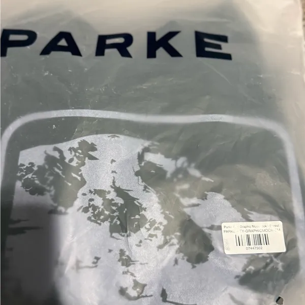 Parker Dark Green Crewneck Sweatshirt with White Parke City Graphic - Image 2