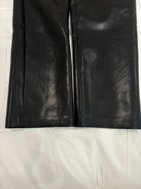 Aritzia Melina Super High Rise leather pants - Image 6