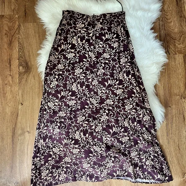 Women’s Vintage 90s Maxi Skirt KY Derby Summer Floral Cottagecore Grunge - Image 2