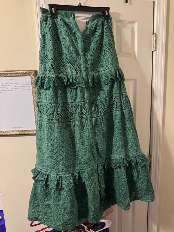 Allison New York Avanlee Skirt Green Size L - Image 3