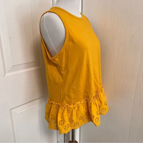 J Crew Eyelet Tank F1* - Image 3
