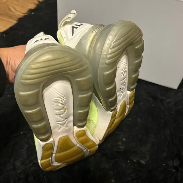 Nike air max 270 barely volt platform lace up shoes sneakers - Image 5