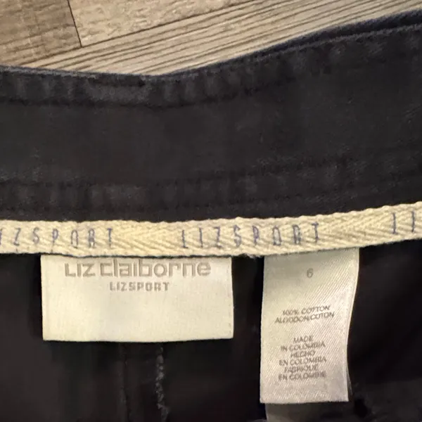 Liz Sport Elegant High Waist Black Women's Shorts / DG19 - Image 3
